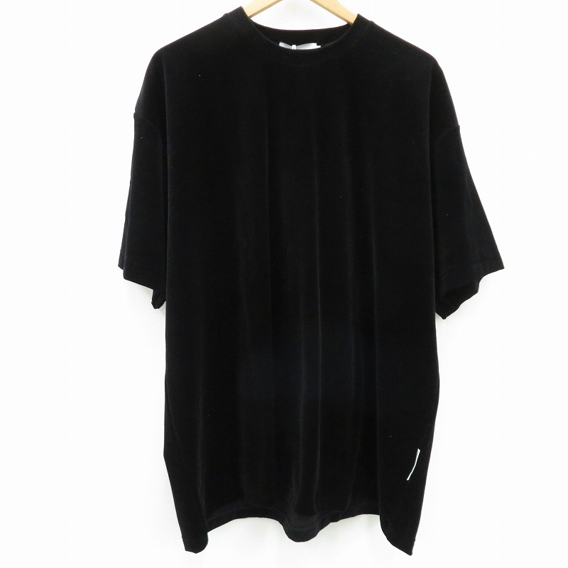 【中古】COOTIE | クーティー Velour S/S Tee 半袖Ｔシャツ CTE-26S317 黒いこと 大きさ：L【瀬戸大橋店】