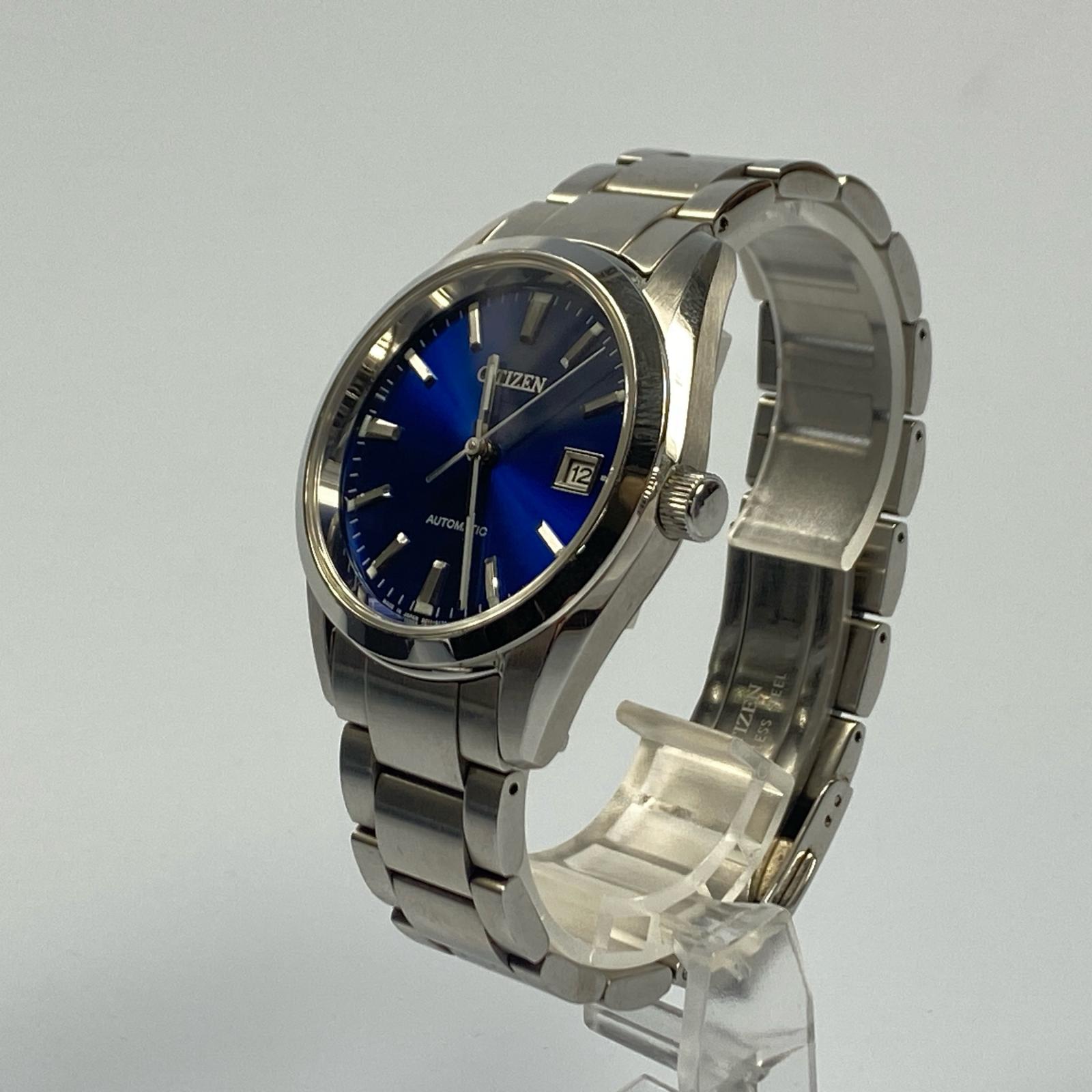 【中古】CITIZEN | シチズン AUTOMATIC ウオッチ S125804 アナログ自動小銃一巻き しろがね色【姫路東店】