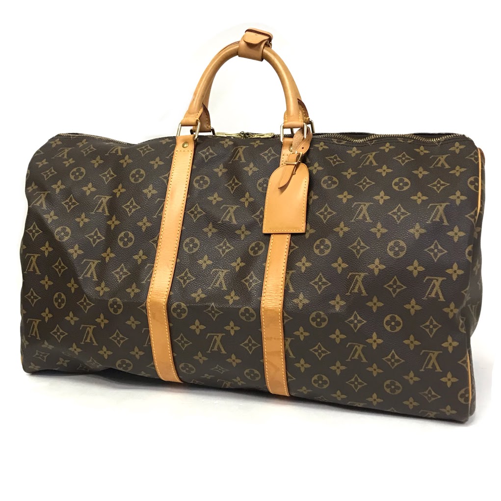 【中古】LOUIS VUITTON | ルイ・ヴィトン モノグラム キーポル55 ボストンバッグ M41424【倉吉店】