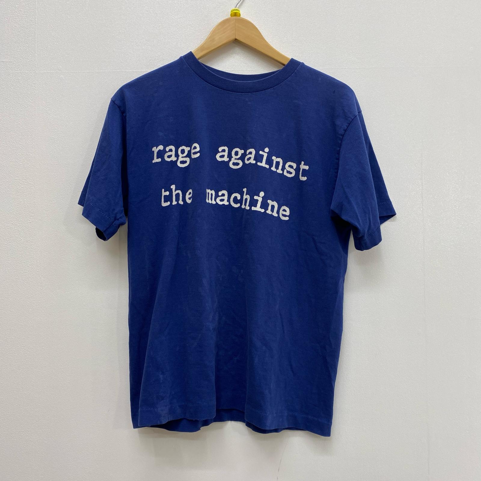 【中古】 rage against the machine:molotov screen stars 半袖Ｔシャツ 青み 大きさ：L【加古川店】