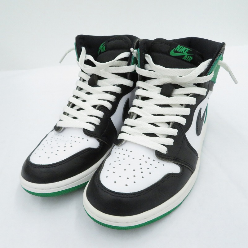 【中古】NIKE | ナイキ Black and Lucky Green スニーカー DZ5485-01 エアジョーダン 緑であること 27糎【瀬戸大橋店】