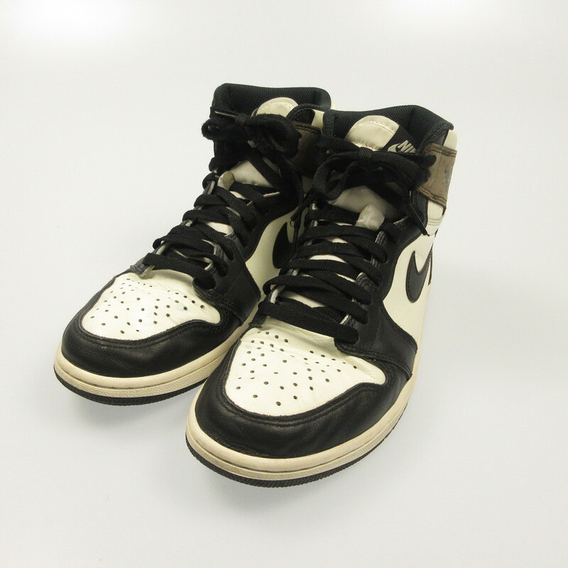 【中古】NIKE | ナイキ AIR JORDAN 1 RETRO HIGH OG スニーカー 555088-105 黒いこと 27珊【姫路東店】