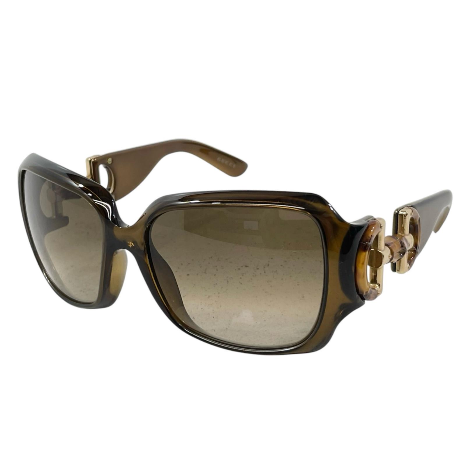 【中古】GUCCI | グッチ バンブー サングラス BB2969 ブラウン【尾張小牧店】｜お宝市番館 10,804円