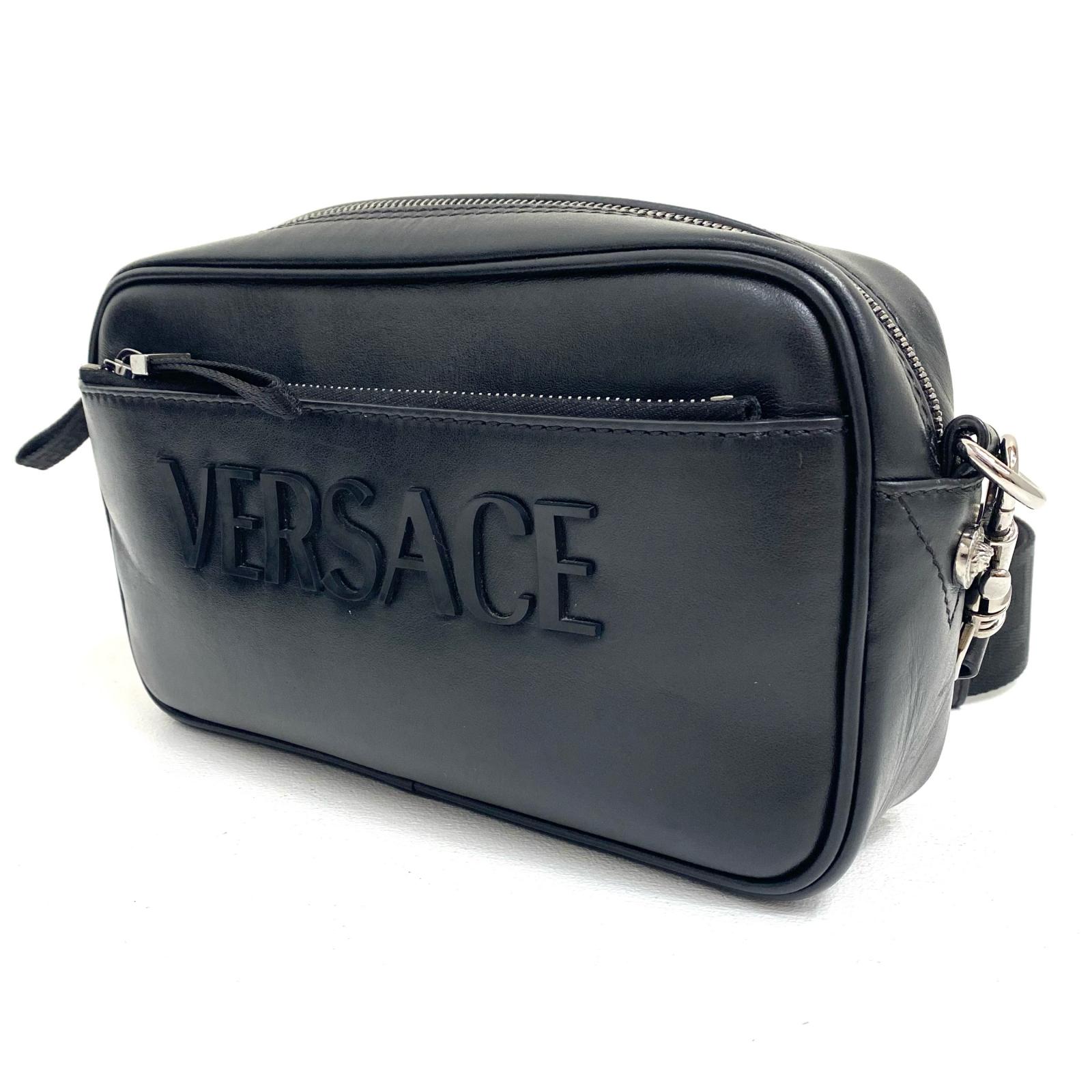 【中古】VERSACE | ヴェルサーチ ショルダーバッグ 1A03820 黒いこと【加古川店】