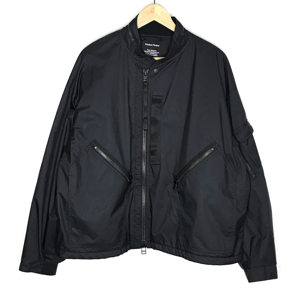【中古】Product Twelve × ELIMINATOR ナイロン上衣 25AW-PBL12EL 黒いこと 大きさ：2【倉吉店】