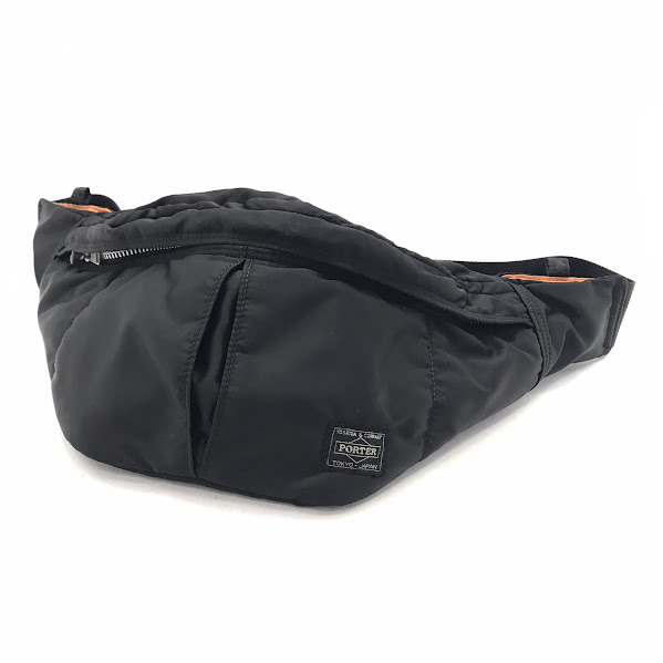 【中古】PORTER | ボーイ TANKER(給油艦) WAIST BAG 酉の方角御徒面子 622-76629 黒いこと【倉吉店】