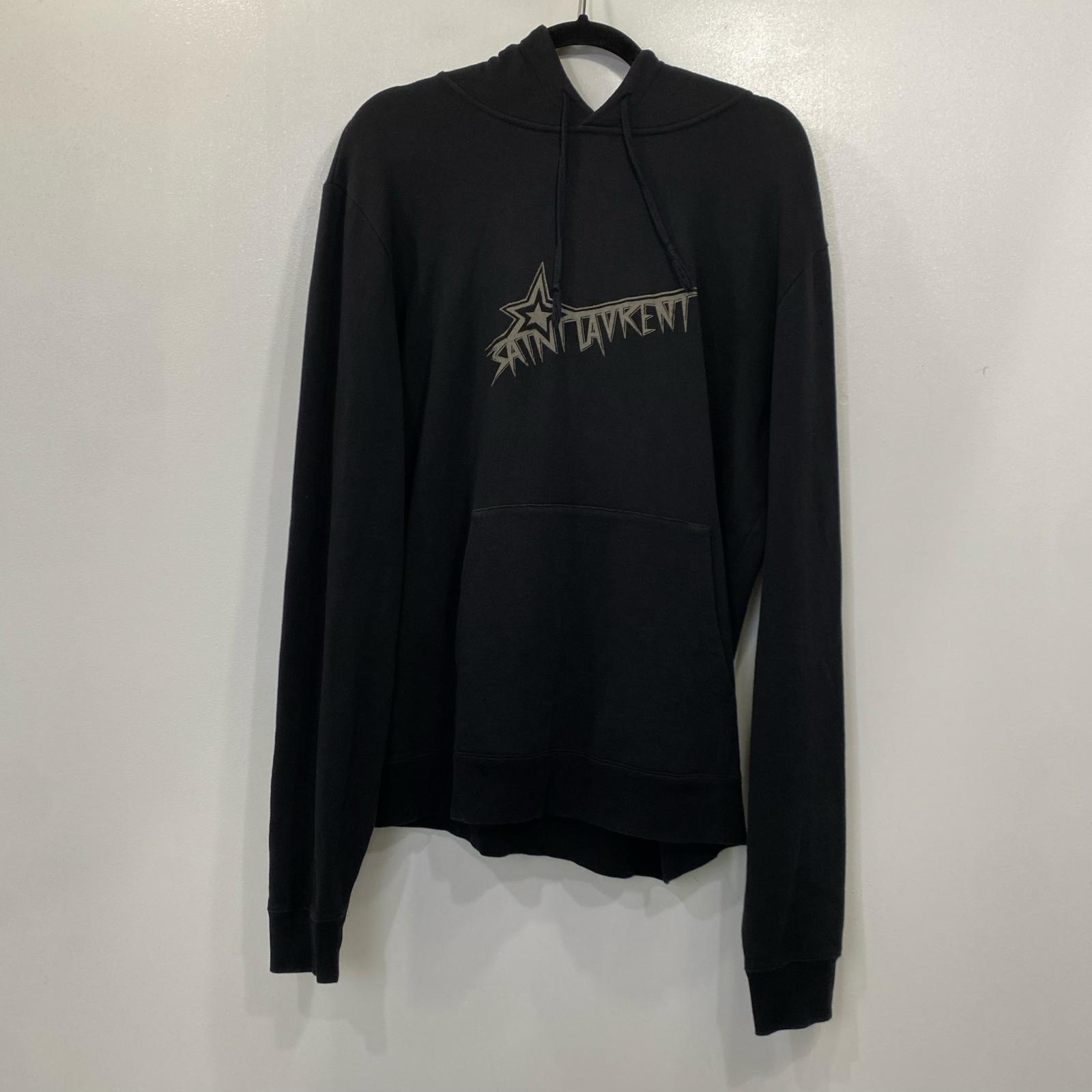 【中古】SAINT LAURENT | サンローラン パーカー 575525 YBJN2 2019A/W 国内置き目品 黒いこと 大きさ：L【姫路東店】