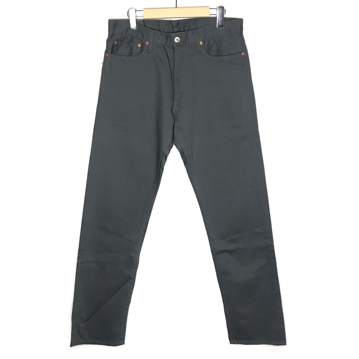 【中古】F.O.B FACTORY | エフオービーファクトリー PIQUE 5POCKET PANTS パンツ F1134 チャコールグレー サイズ：34【倉吉店】｜お宝市番館