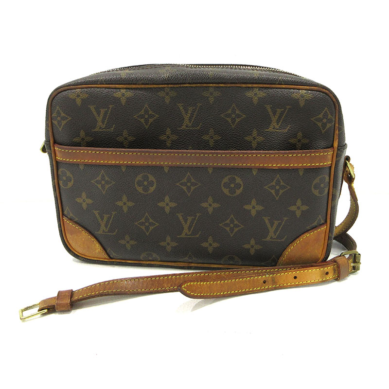 【中古】LOUIS VUITTON | ルイ・ヴィトン モノグラム トロカデロ27 ショルダーバッグ M51274 赤銅色【三重中央局】