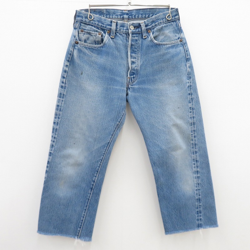 【中古】Levi\u0027s | リーヴァイズジーンズ 501 赤耳 黒ｶﾝ ﾎﾞﾀﾝ裏558 ジーンズズボン下 青碧 大いさ：曖昧模糊たる【瀬戸大橋店】