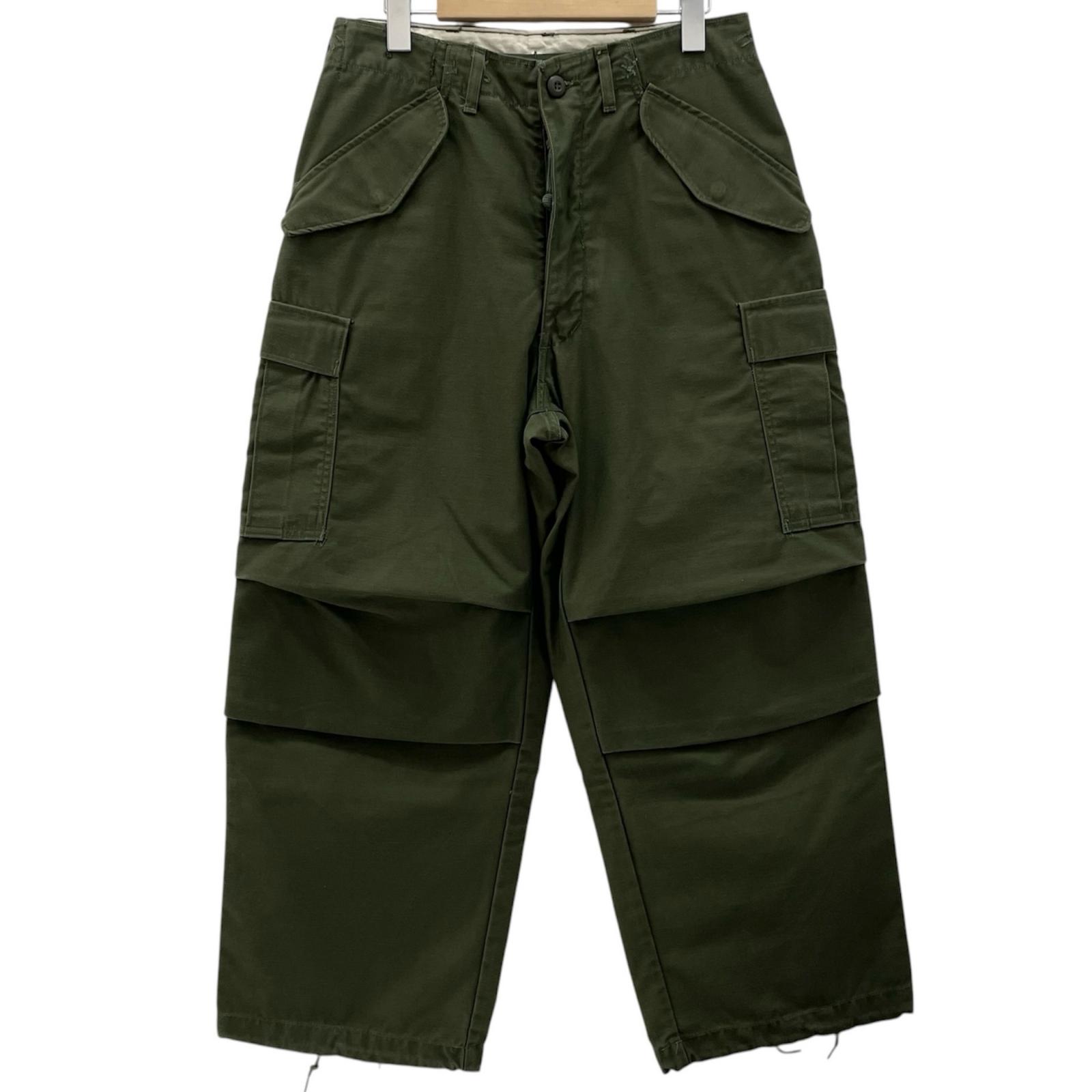 【中古】MILITARY御召しもの | ミリタリーイリョウ 60s-70s M-65 Field Pants 亜米利加正規陸軍 カーゴパンツ カーキ【尾張小牧店】