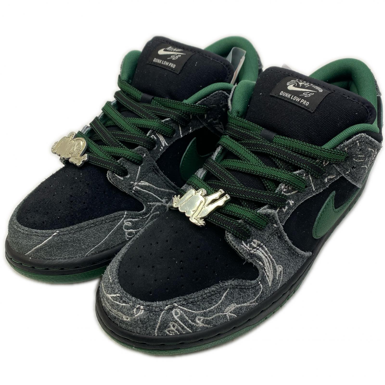 【中古】NIKE | ナイキ ThereSkateboards×SB Dunk Low Pro スニーカー HF7743-001 黒いこと 28珊【加古川店】