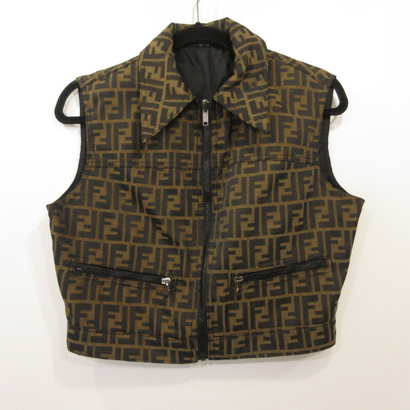 【中古】FENDI | フェンディ ズッカ ベスト サイズ:40【姫路東店】|お宝市番館