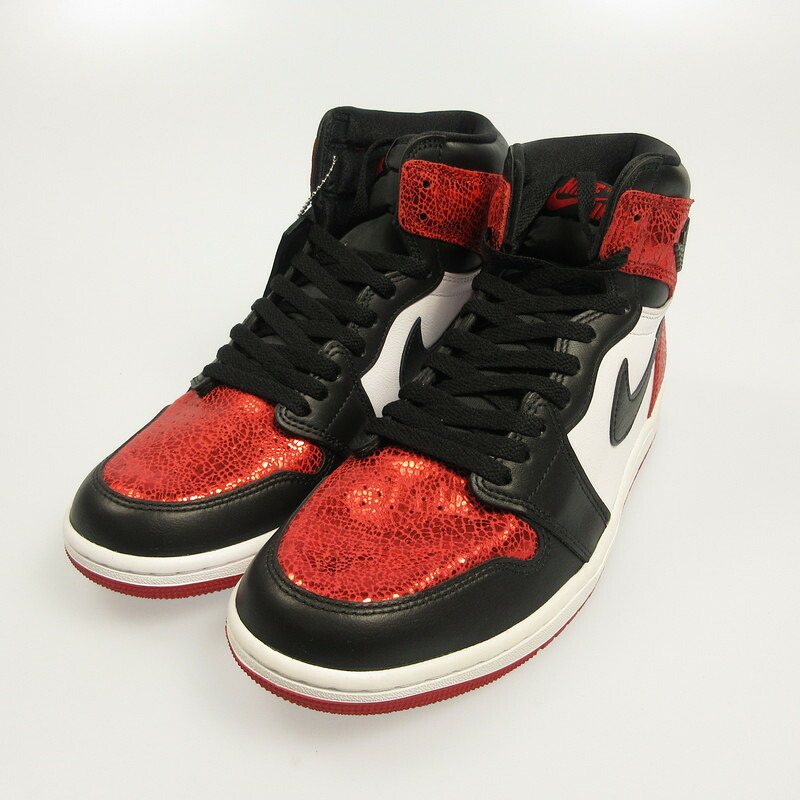 【中古】NIKE | ナイキ WMNS AIR JORDAN 1 HIGH OG RUBY スニーカー FD2596-602 赤いこと 27糎【姫路東店】
