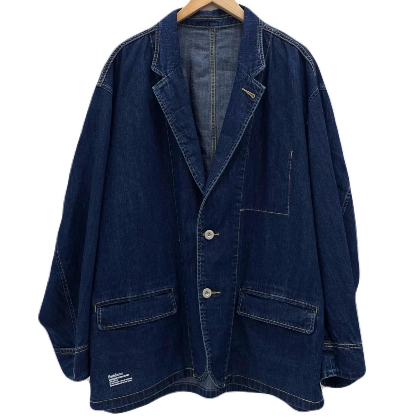 【中古】FreshService | 生新しいお持て成し WORKERS DENIM JACKET 26SS ジーンズ上衣 FSC261-202630B 青色 大きさ：L【尾張小牧店】
