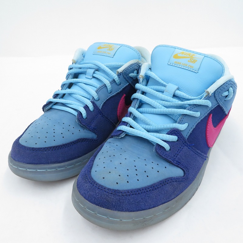 【中古】NIKE | ナイキ ×Run The Jewels Dunk Low スニーカー DO9404-400 ダンク 青碧 27糎【瀬戸大橋店】