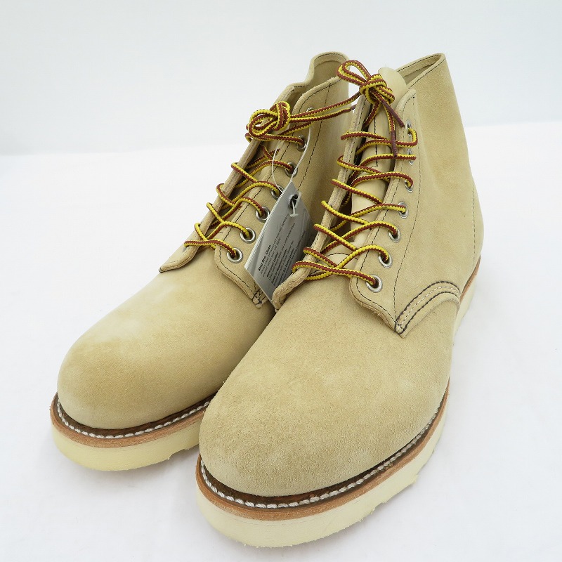 【中古】RED WING | レッドウィング 6-inch Classic Round ブーツ 8167 ベージュ 27.5糎【瀬戸大橋店】