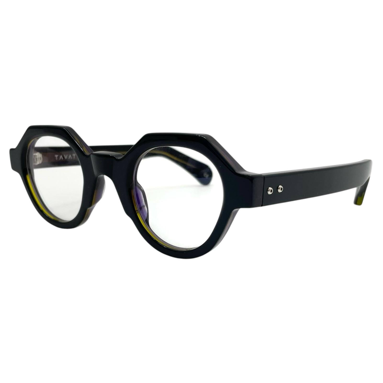 【中古】TAVA | ターバット MOTUS 200本制限事項生み出すこと 伊達眼鏡 黒いこと【尾張小牧店】