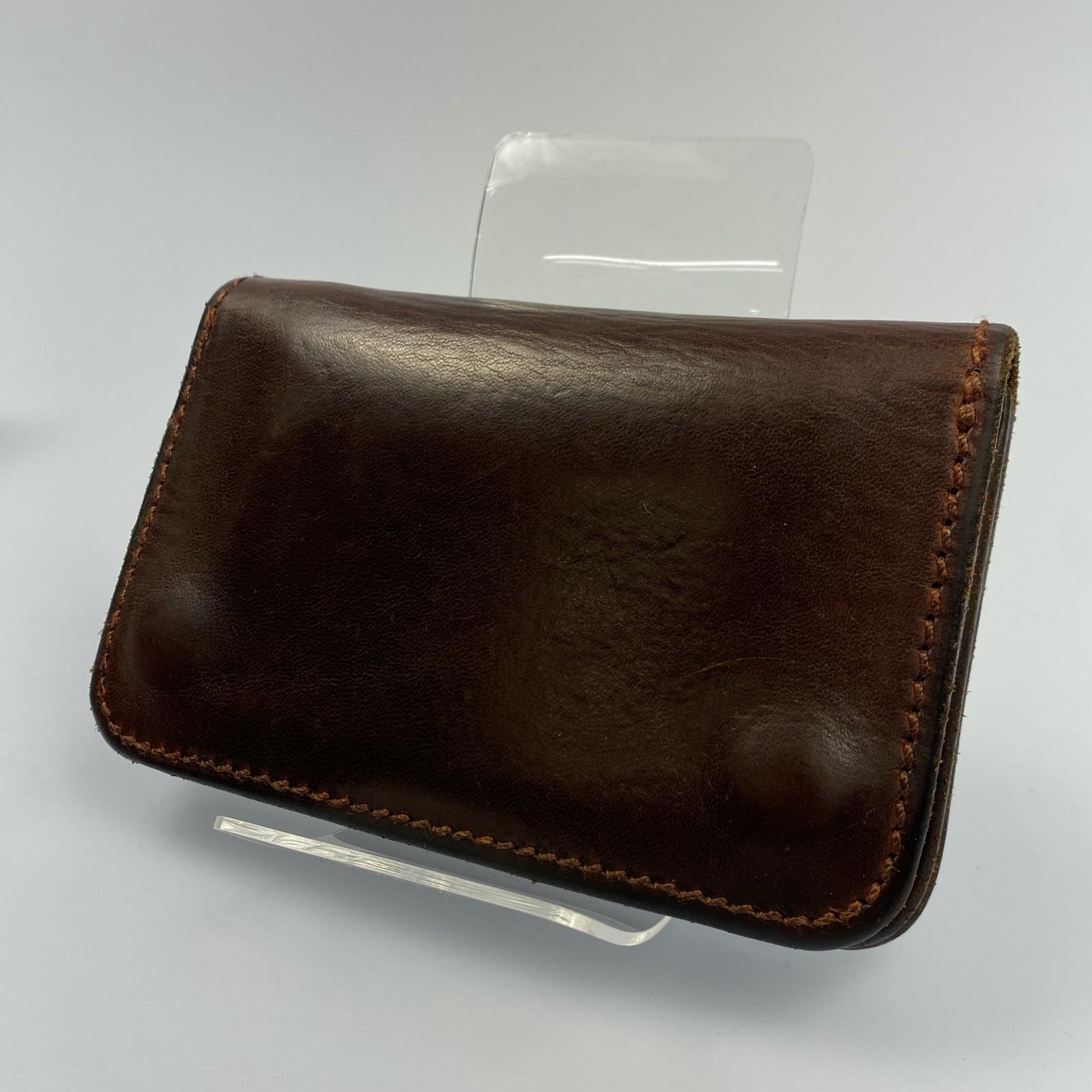 【中古】LARRY SMITH | ラリースミス トラッカーズウォレット 二つ折り紙入れ 赤銅色【姫路東店】