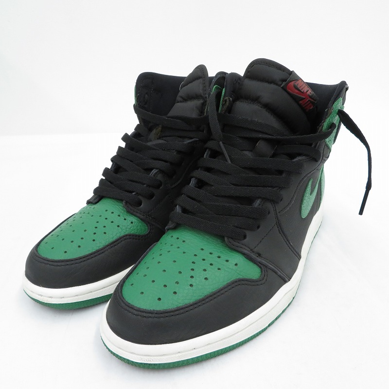 【中古】NIKE | ナイキ AJ1 Retro High OG \u0027Pine Green\u0027 スニーカー 555088-030 エアジョーダン 緑であること 28糎【瀬戸大橋店】