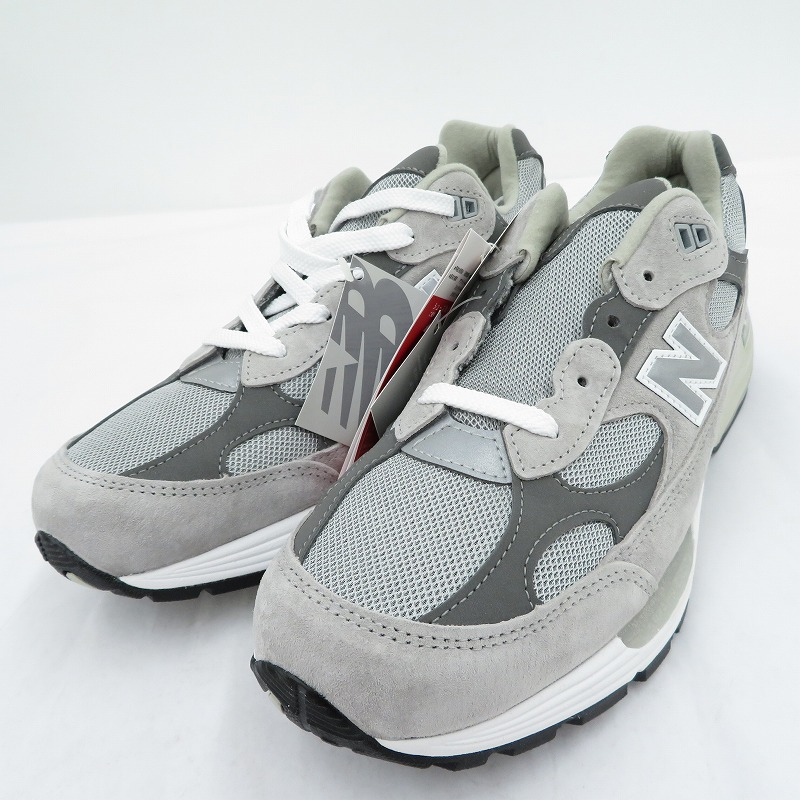 【中古】NEW BALANCE | ニュー平衡にする Made インチ USA 992 Core スニーカー U992GY 薄墨色 27珊【瀬戸大橋店】