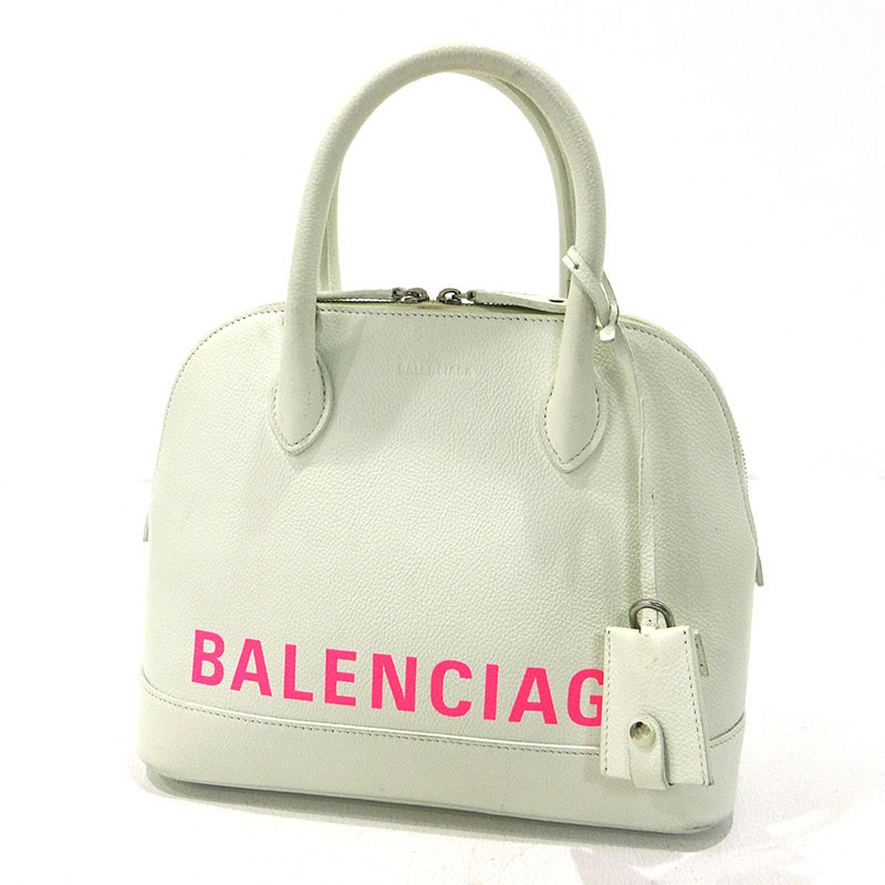 【中古】BALENCIAGA | バレンシアガ エブリデイ 2wayバッグ ショルダーバッグ ハンドバッグ 550645 ホワイト系【三重本店】｜お宝市番館 42,120円