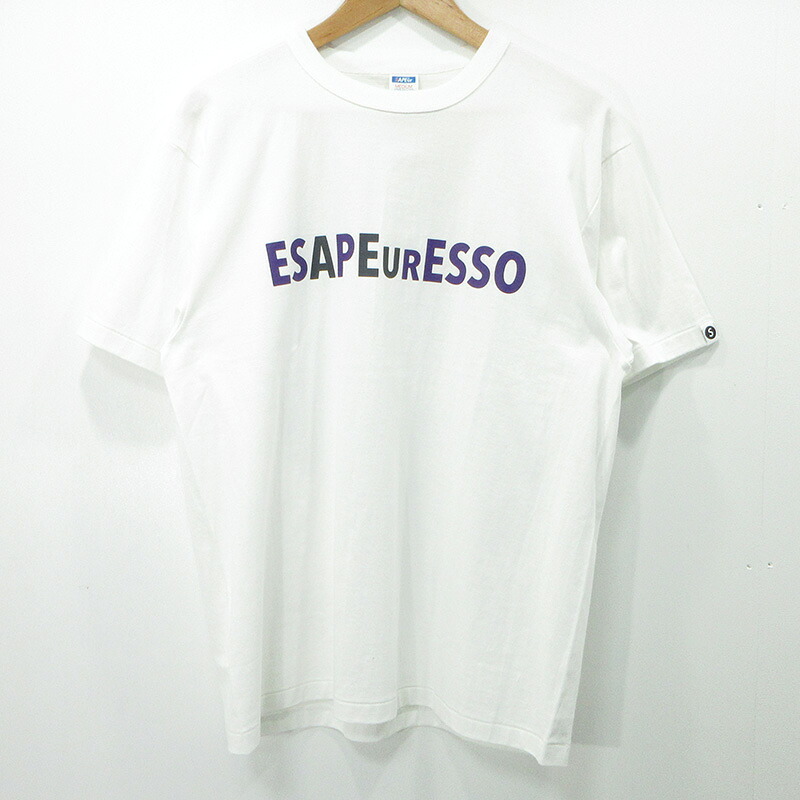 【中古】SAPEur | サプール × NORTHWAVE × MASATOSHI HAMADA ノースウェーブ ハマダ半袖ティーシャツ 浜田 A0026-036 白いこと×パープル 大いさ：M【三重中央局】