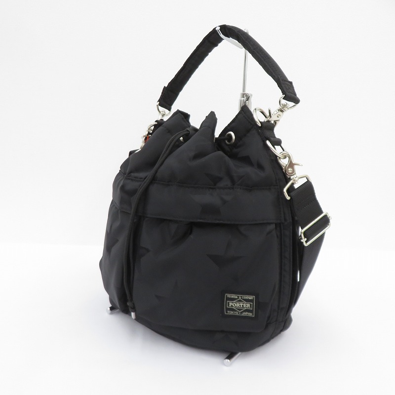 【中古】PORTER | ボーイ 2WAY TOOL BAG 物の具御徒面子 867-01626 黒いこと【瀬戸大橋店】