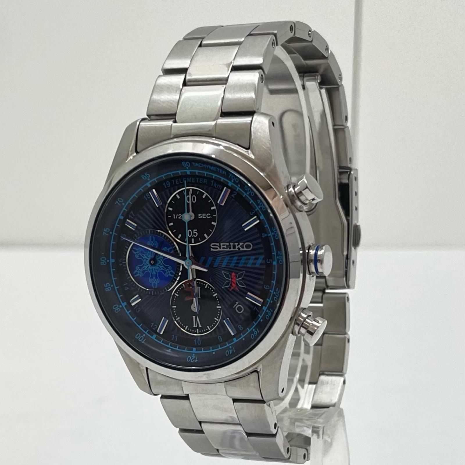 【中古】SEIKO | セイコー ウオッチ 青碧 箱 ETZA-5621 Tsubasa Kazanari  ×戦姫絶唱シンフォギアXV 【尾張小牧店】