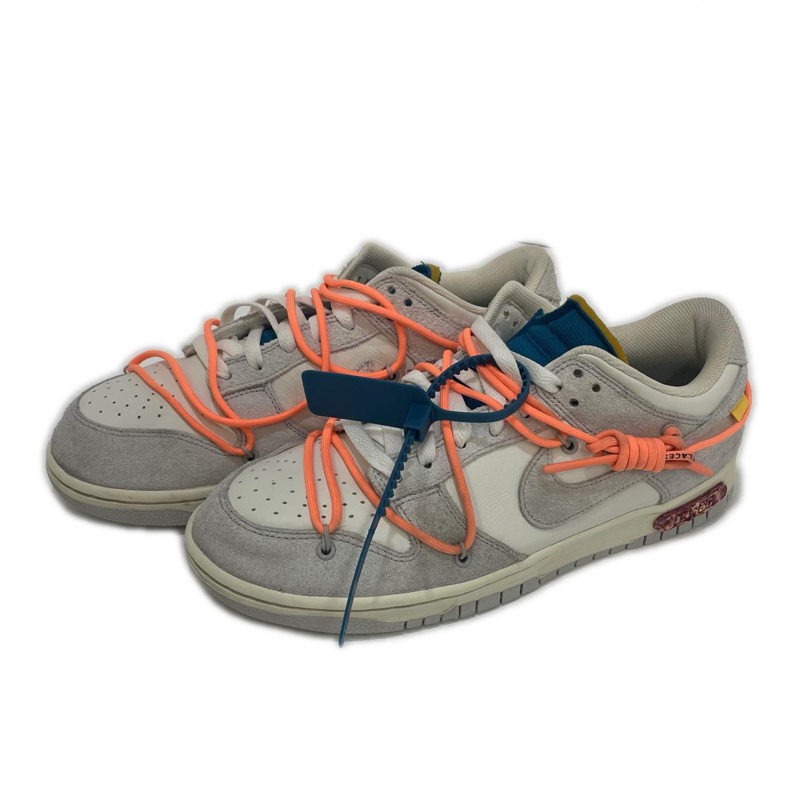 【中古】NIKE | ナイキ Dunk Low 1 of 50 スニーカー DJ0950-119 薄墨色 Off-White Lot.19 27.5珊【尾張小牧店】