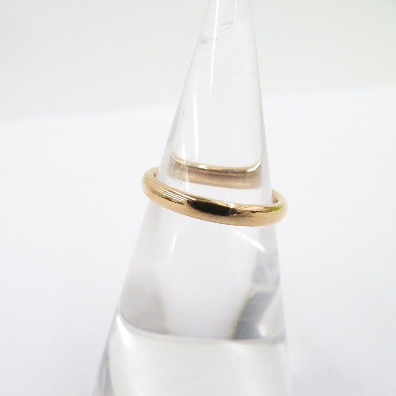 【中古】Tiffany\u0026co | ティファニー 古典派音楽 ダンス楽隊 輪っか 輪っか・指環 - 大きさ:7.5号 ゴールド【瀬戸大橋店】