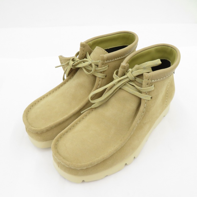 【中古】Clarks | クラークス WallabeeBT GTX ワラビーブーツ CL915BM15198 サイズ:26.0cm ベージュ【瀬戸大橋店】｜お宝市番館