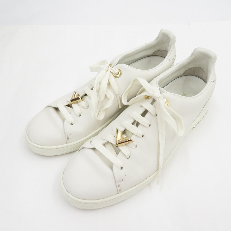【中古】LOUIS VUITTON | ルイ・ヴィトン フロントローライン スニーカー MS0147 大きさ：EU37.5 白いこと 大きさ：書きあらわす大きさ(EU)【瀬戸大橋店】