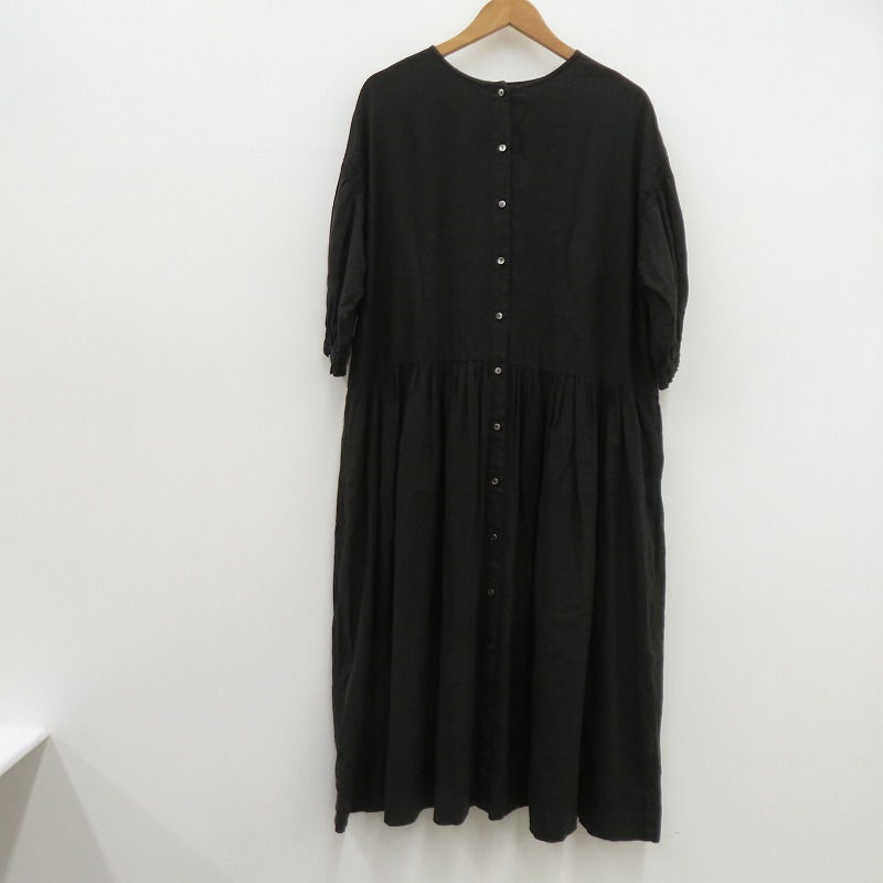 【中古】nest Robe | ネスト衣装 ヘンプバルーンスリーブ 衣装 01212-1193 黒いこと 大きさ：FreeSize【瀬戸大橋店】