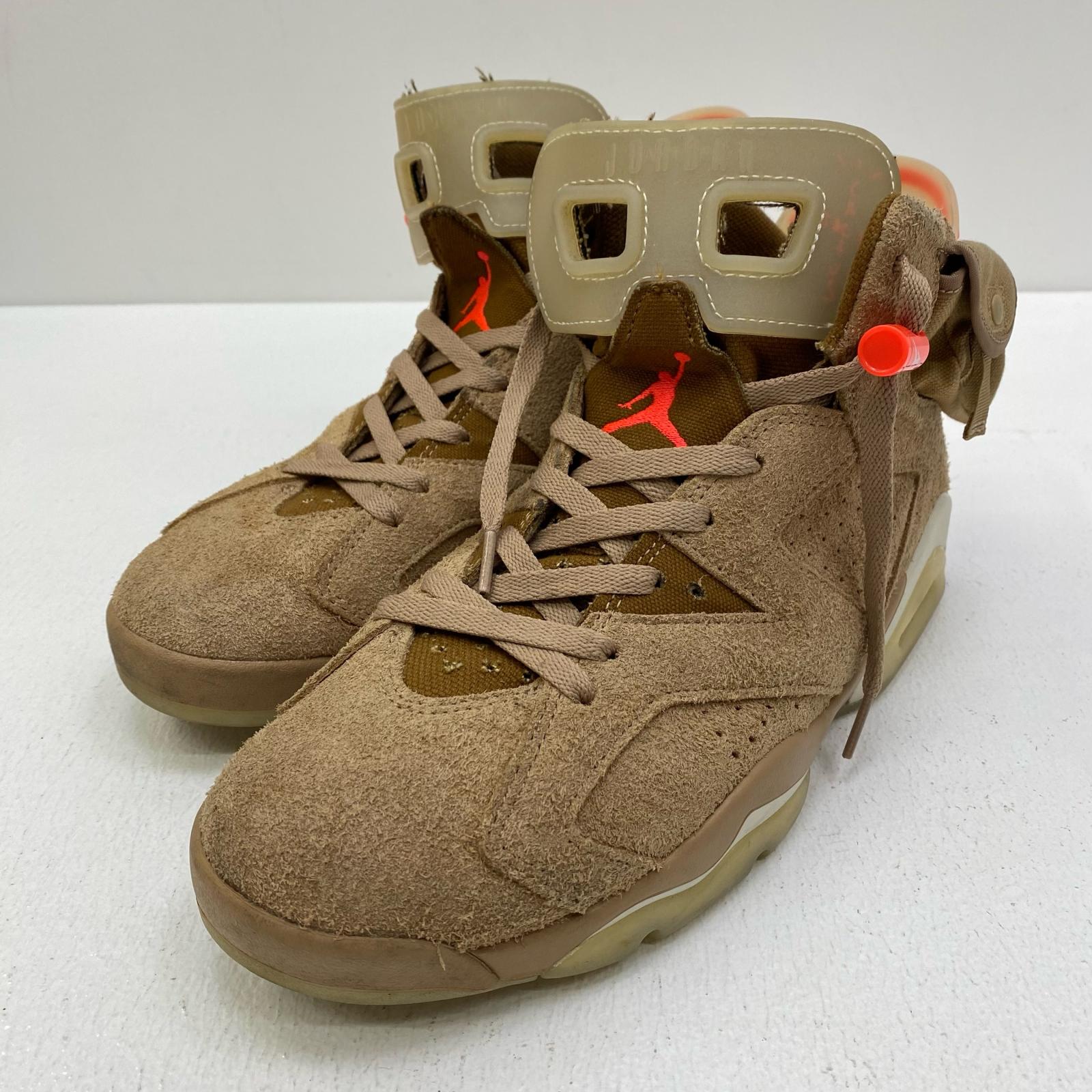 【中古】NIKE | ナイキ Travis Scott Air Jordan 6 スニーカー DH0690-200 ベージュ 28珊【加古川店】