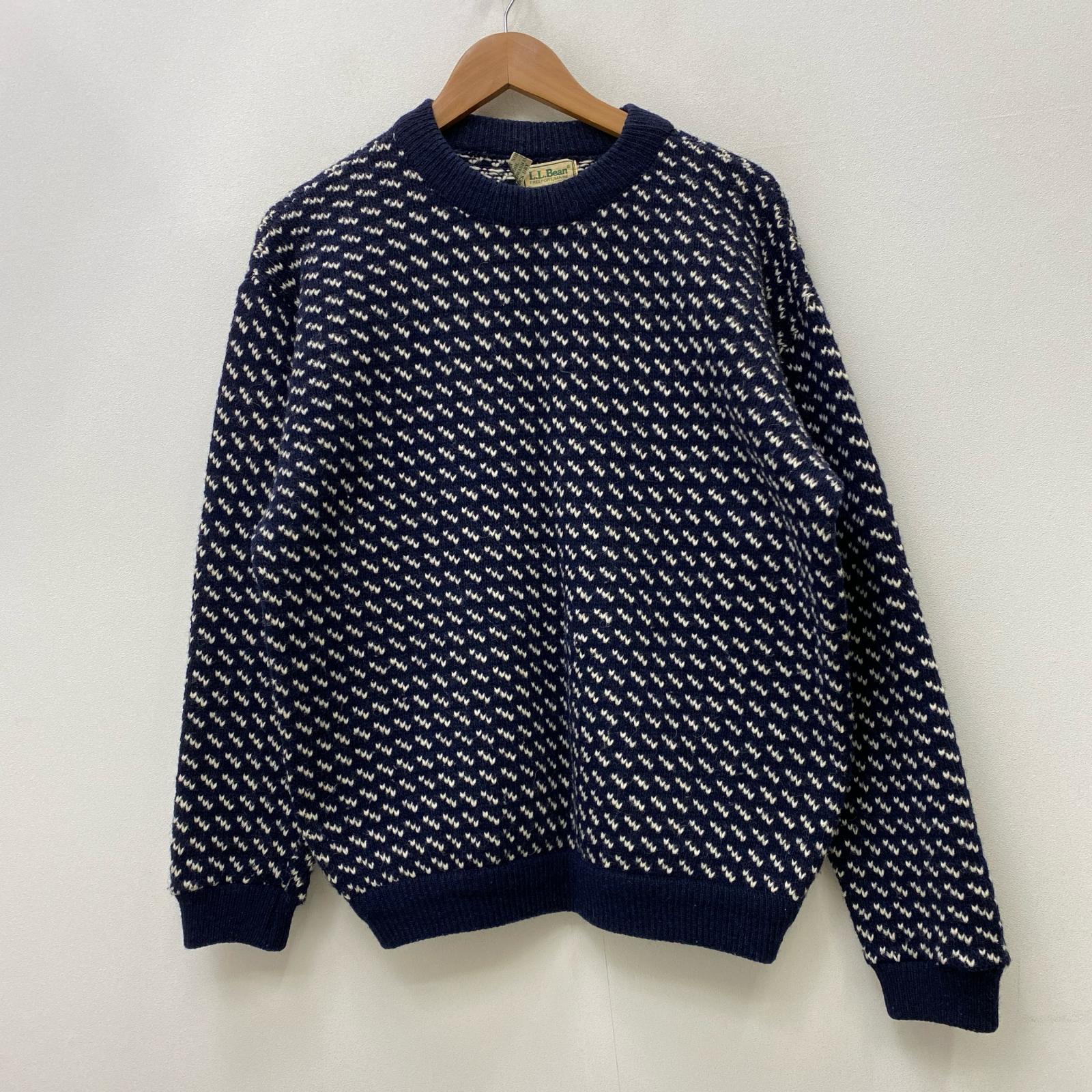 【中古】L.L.Bean | エルエルビーン Bird\u0027s eye Sweater プルオーバー 大きさ：L【加古川店】