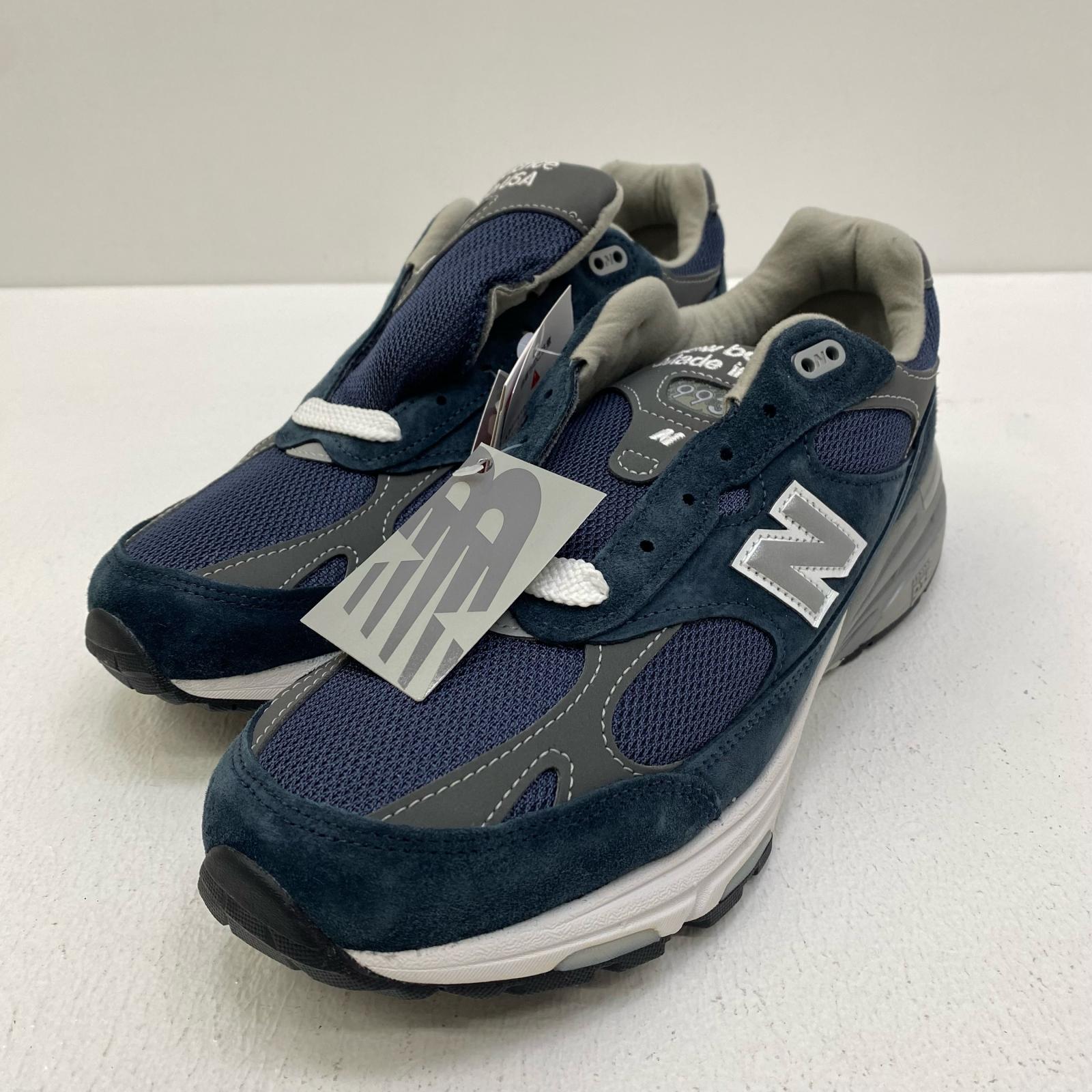 【中古】NEW BALANCE | ニュー平衡にする 993 スニーカー MR993NV 米国海軍 27糎【加古川店】