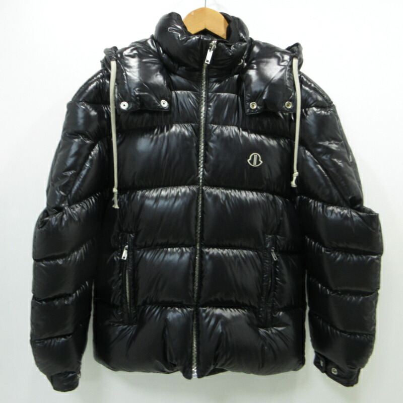 【中古】MONCLER | モンクレール RICK OWENS リック・オウエンス MAYA70 マヤ ダウンジャケット H20961A00005 ブラック サイズ：1【三重本店】｜お宝市番館