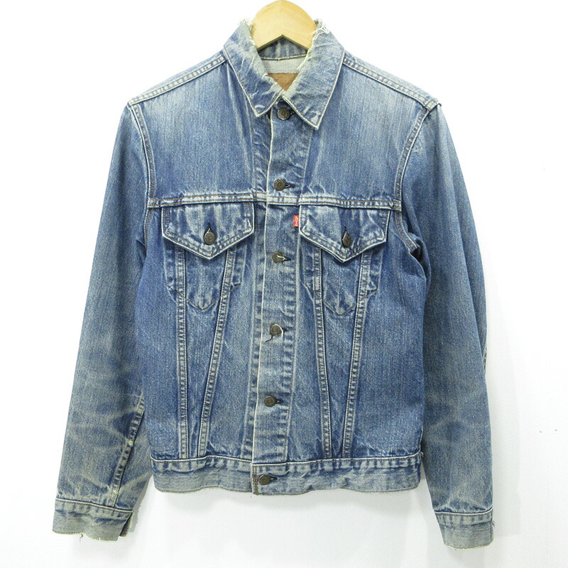 【中古】Levi\u0027s | リーヴァイズジーンズ 4th ジーンズ上衣 スモールe 60～70\u0027s 70505 0219 青碧 インディゴ 大いさ：書きとどめる曖昧模糊たる【三重中央局】