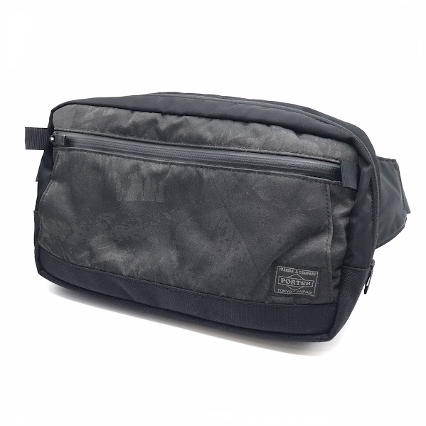 【中古】PORTER | ボーイ DARK FOREST ダークフォレスト WAIST BAG(L)  酉の方角御徒面子 659-05147 黒いこと【倉吉店】