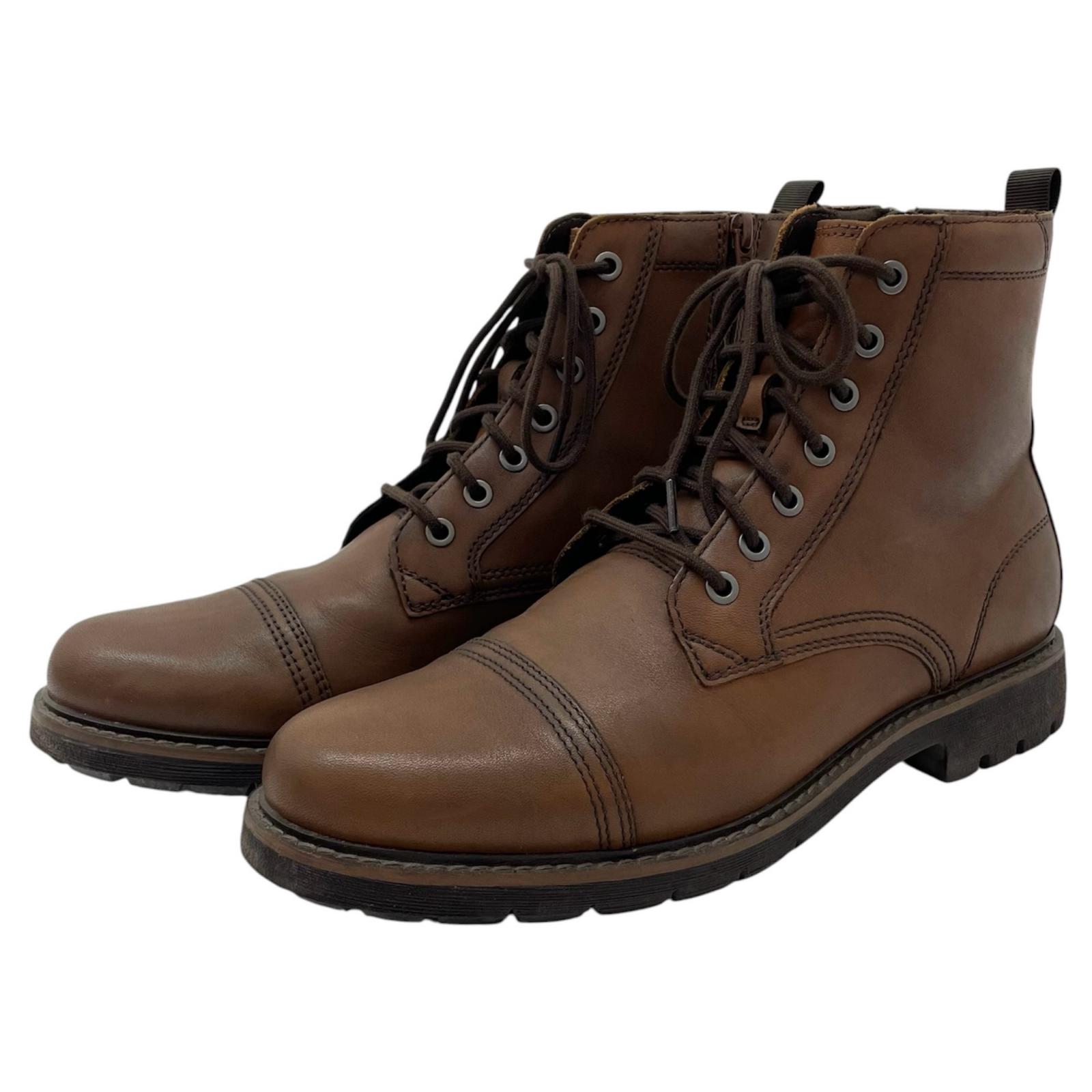 【中古】Clarks | クラークス Batcombe Cap ブーツ 赤銅色 26.5糎【尾張小牧店】