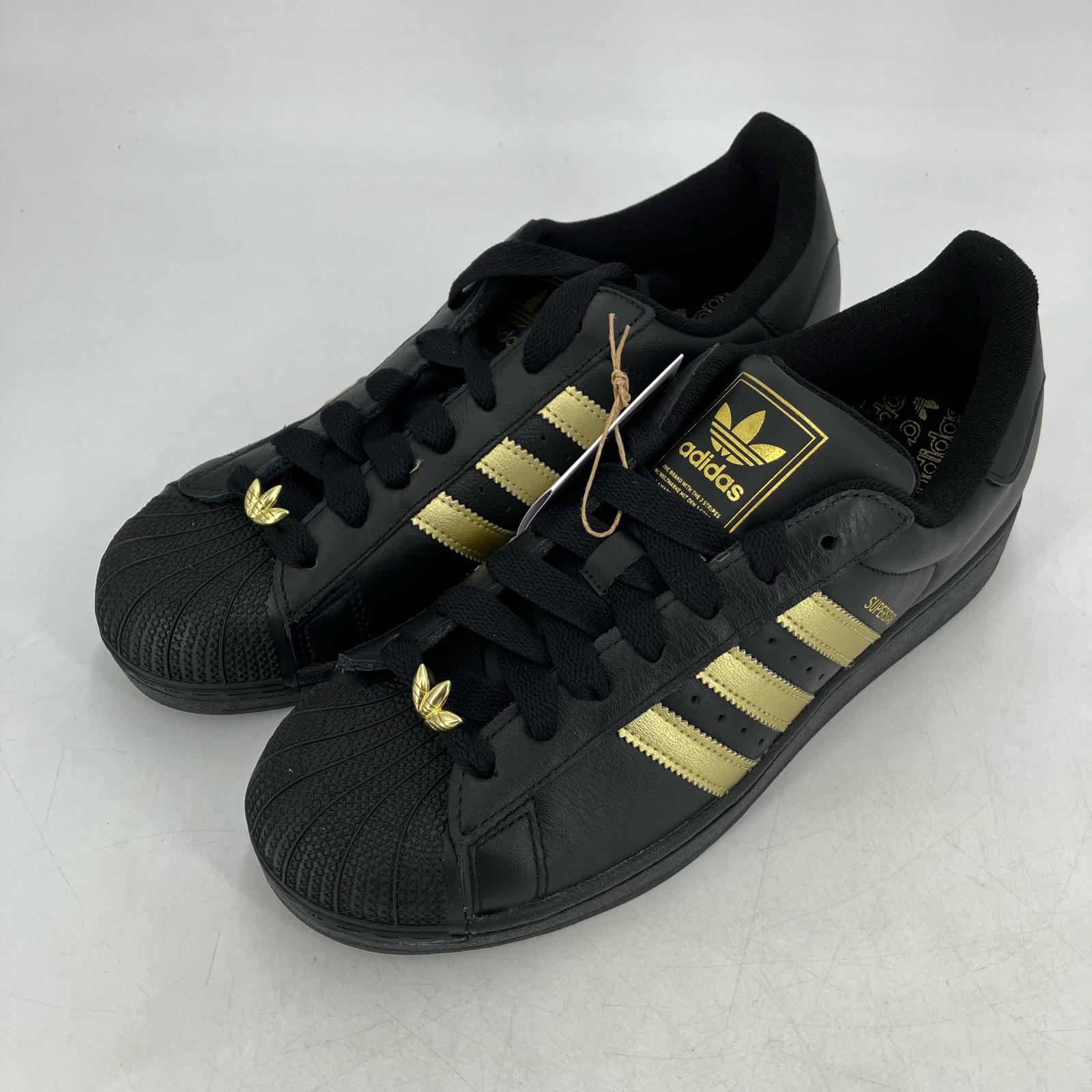 【中古】adidas | アディダス SUPERSTAR II スニーカー KJ3550 黒いこと 28糎【イオン広店】
