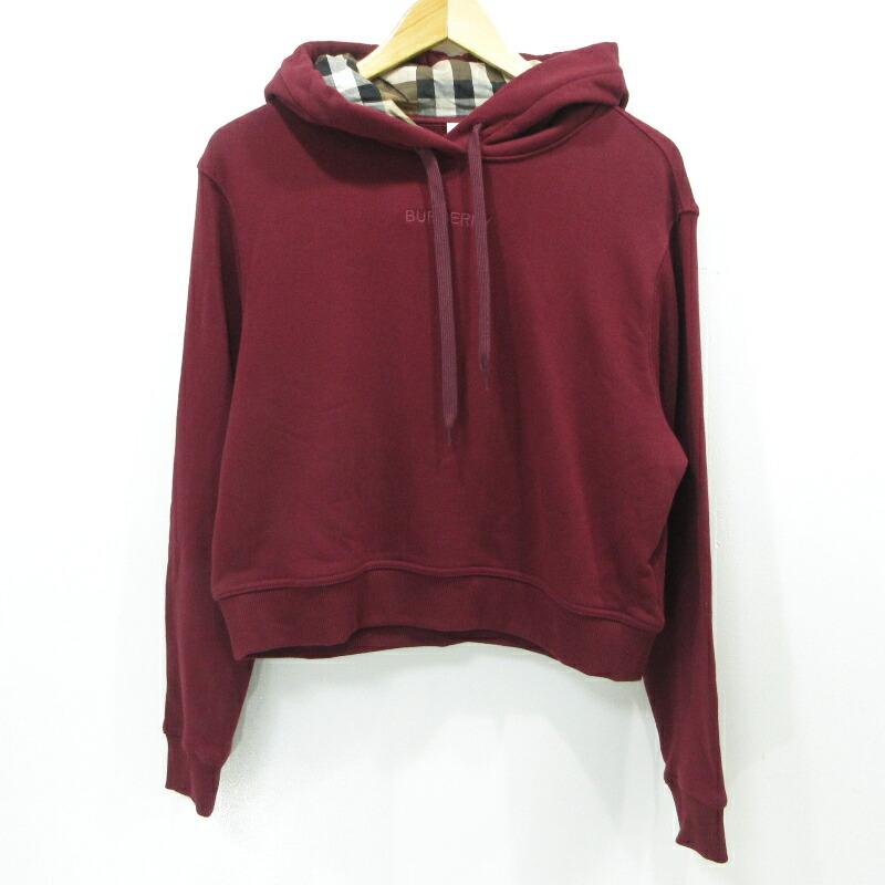 【中古】BURBERRY London England | バーバリーロンドンイングランド パーカー ボルドーワイン 大きさ：S【三重中央局】