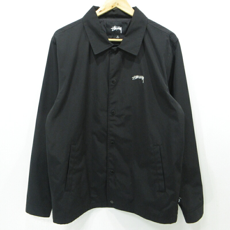 【中古】STUSSY | ステューシー Classic Coach Jacket コーチジャケット 115490 黒いこと 大いさ：M【三重中央局】