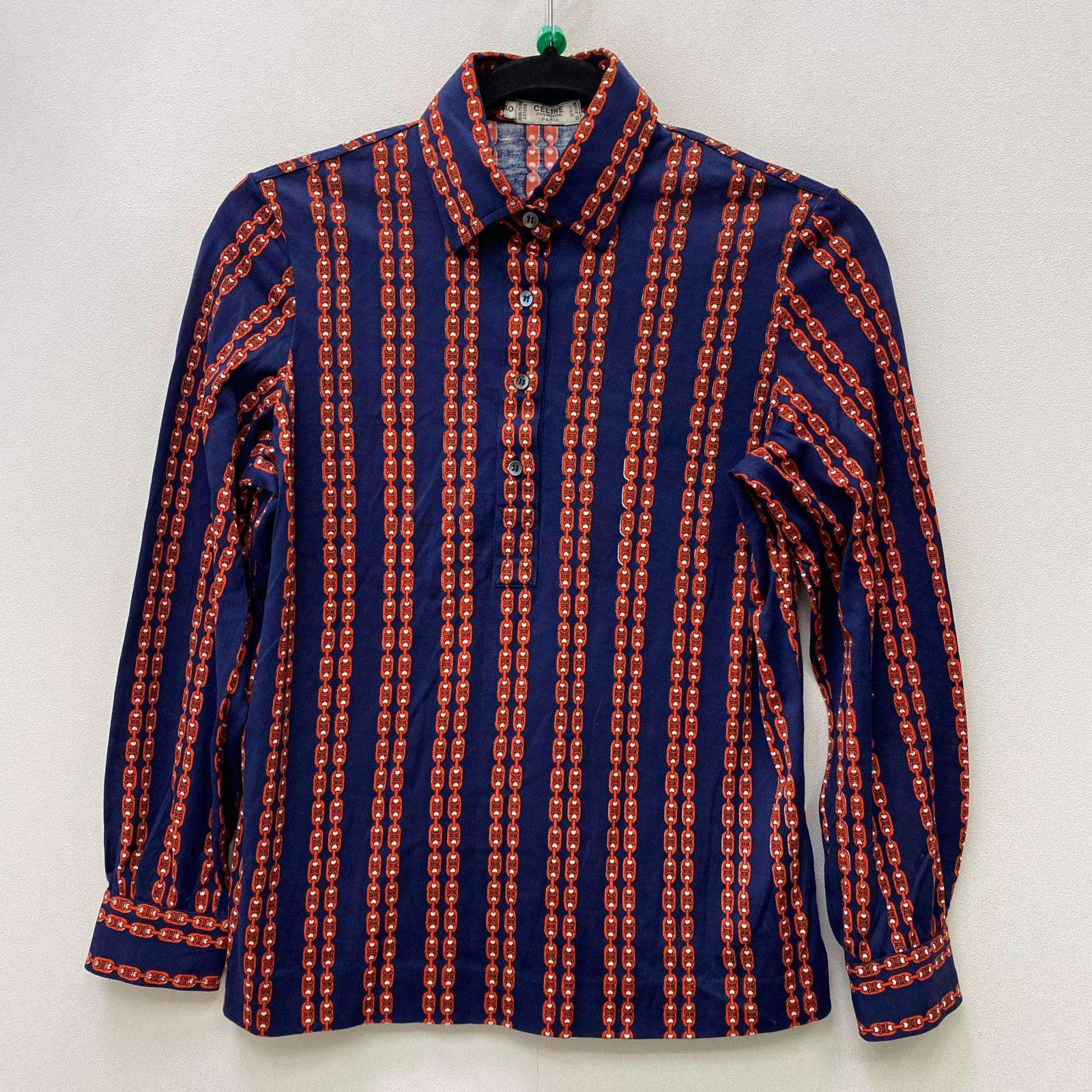 【中古】CELINE | セリーヌ トリオンフチェーン 国内置き目品 長袖プルオーバー 大きさ：40【加古川店】