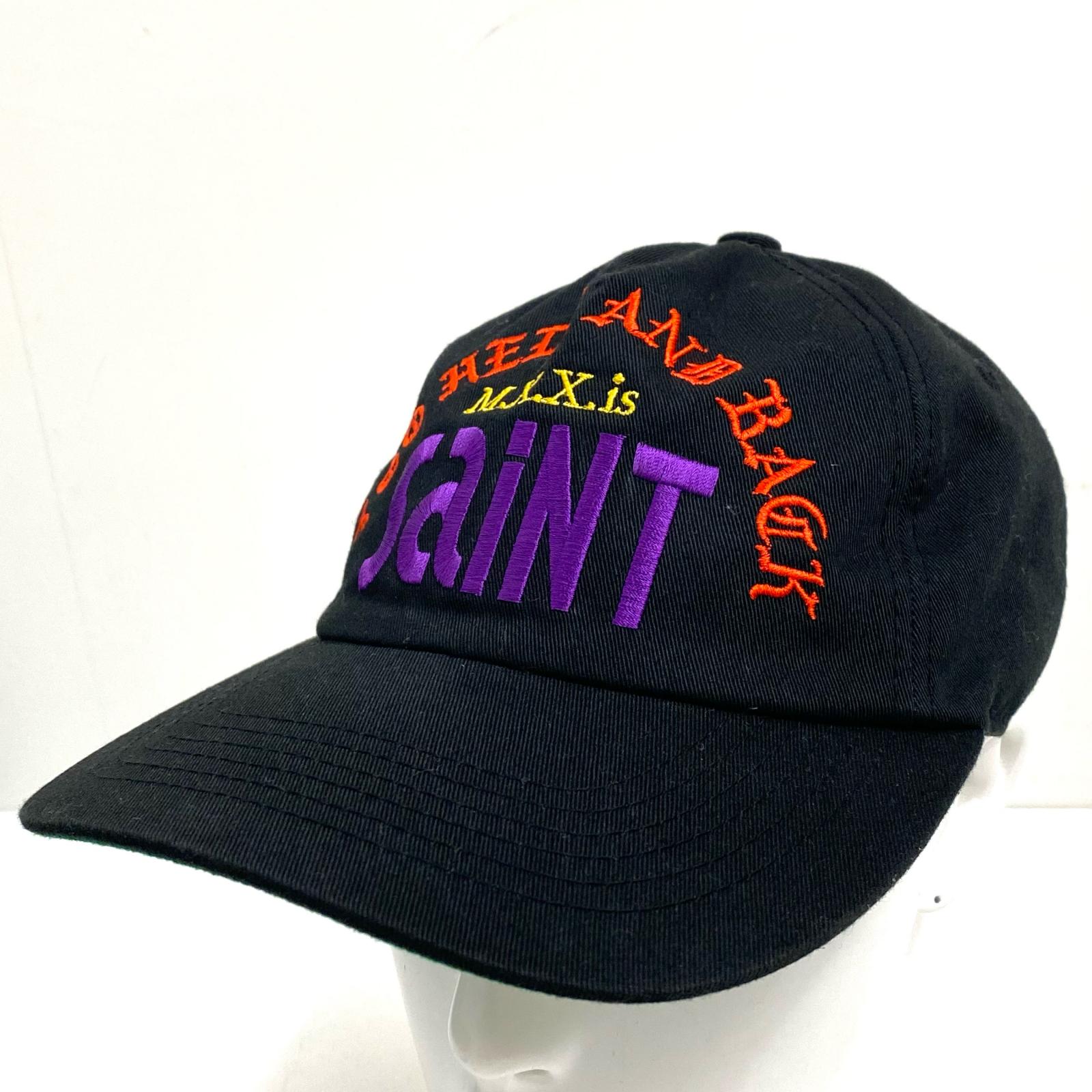 【中古】SAINT MICHAEL | セントマイケルセイントマイケル CAP SINNER SHINE 旗がしら SM-HR1-0000-090 黒いこと【加古川店】