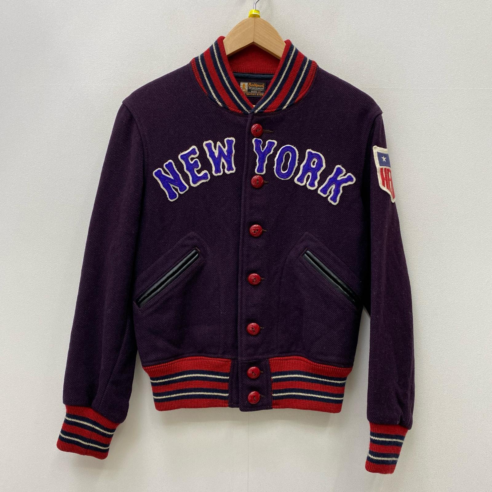 【中古】JOE McCOY | ジョーマッコイ スタジャン パープル 大いさ：34【加古川店】