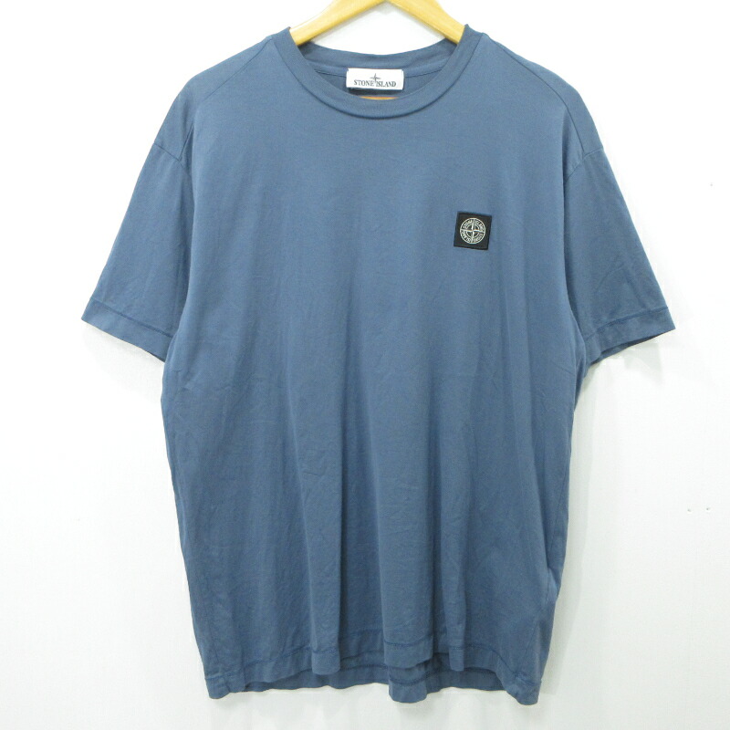 【中古】STONE ISLAND | ストーンアイランド 半袖Ｔシャツ 101524113 青碧 大いさ：XL【三重中央局】