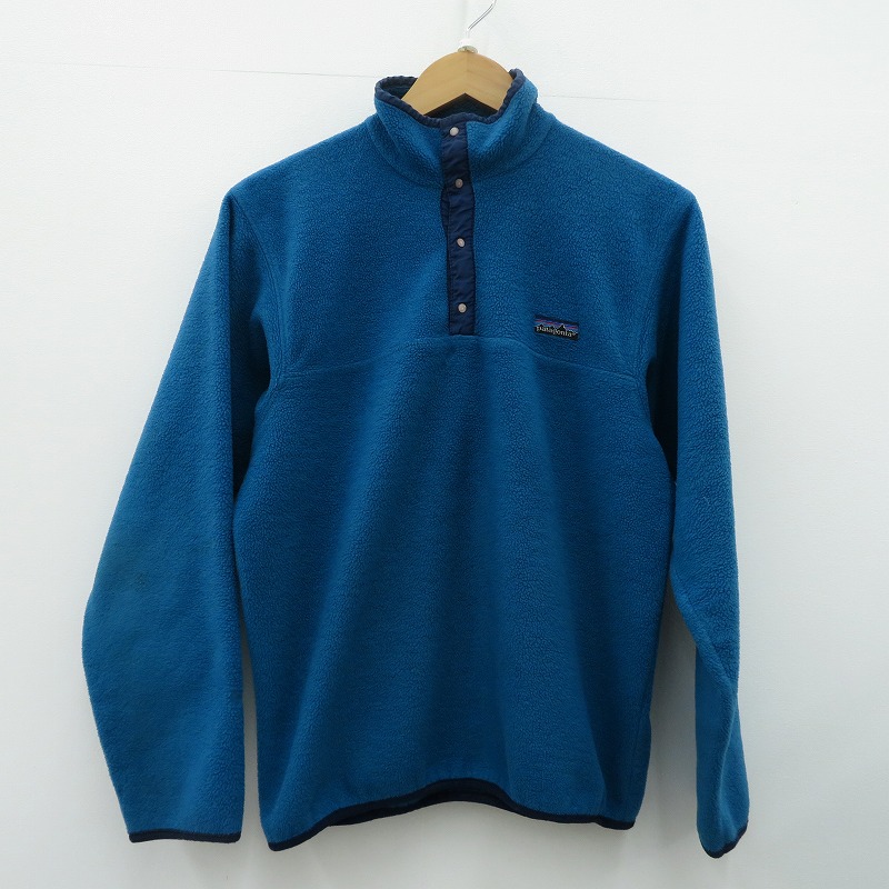【中古】patagonia | パタゴニア シンチラスナップT フリース 青碧 大きさ：M【瀬戸大橋店】