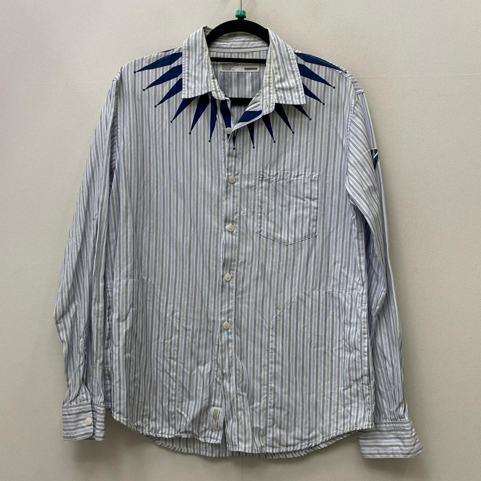 【中古】NEIGHBORHOOD | ネイバーフッド SCORPION STRIPE SHIRT 長袖プルオーバー 091SPNH-SHM09 大きさ：M【加古川店】